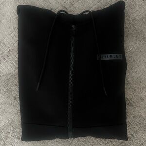 HURLEY Men’s Scuba Black Full-Zip Hoodie Size Small